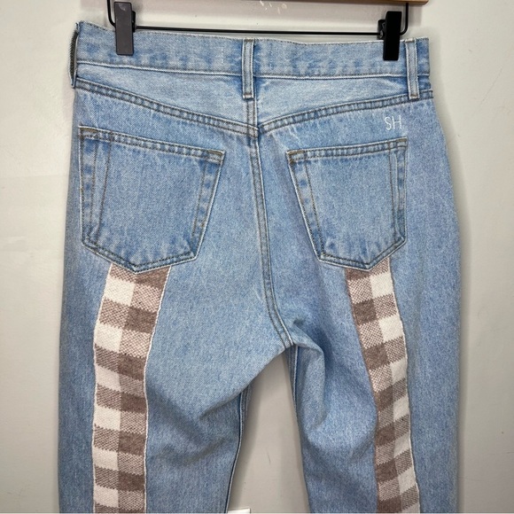 Still Here Tate High Rise Straight Leg Jeans in Vintage Blue Size 28 100% Cotton - Picture 7 of 15